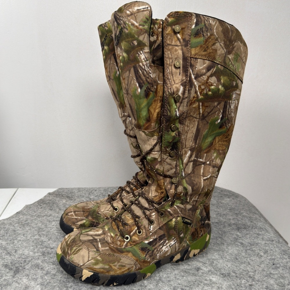 Danner Jackal II Snake 17" Waterproof Hunting Snake Boots Realtree APG Camo 10.5